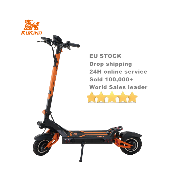 Hot Selling  kukirin electric powerful adults scooter trotinette electrique 48v kugoo G3 pro with fast charger