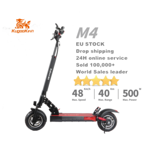 europe warehouse Kugookirin m4 new lithium battery 10 inch hub motor step speedway mobility electric scooter 40kmh