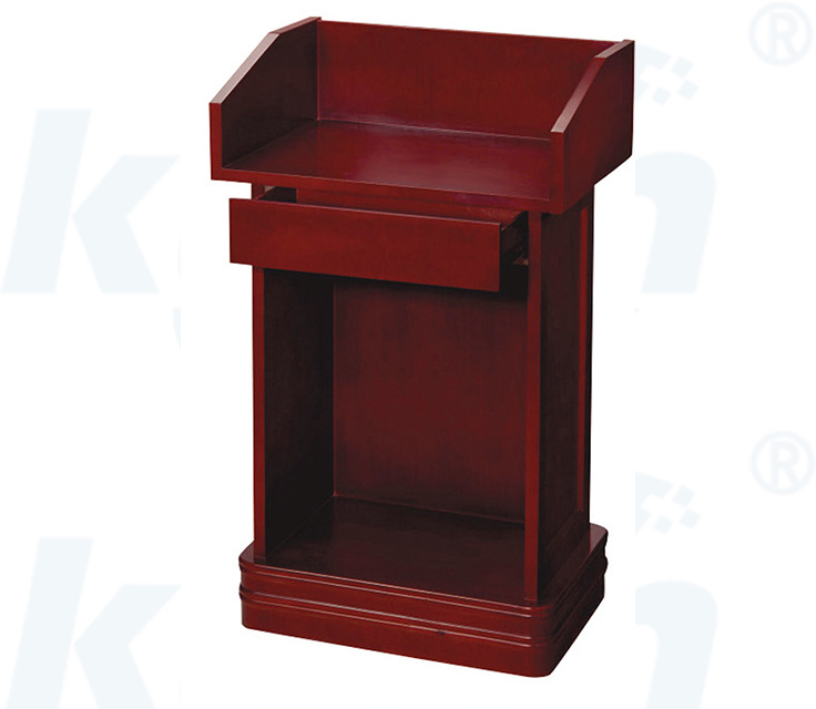 Good Quality Speech Lectern Podium Hotel Wooden Board Design Rostrum