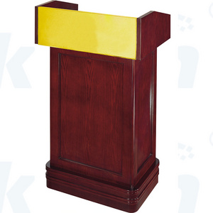 Good Quality Speech Lectern Podium Hotel Wooden Board Design Rostrum