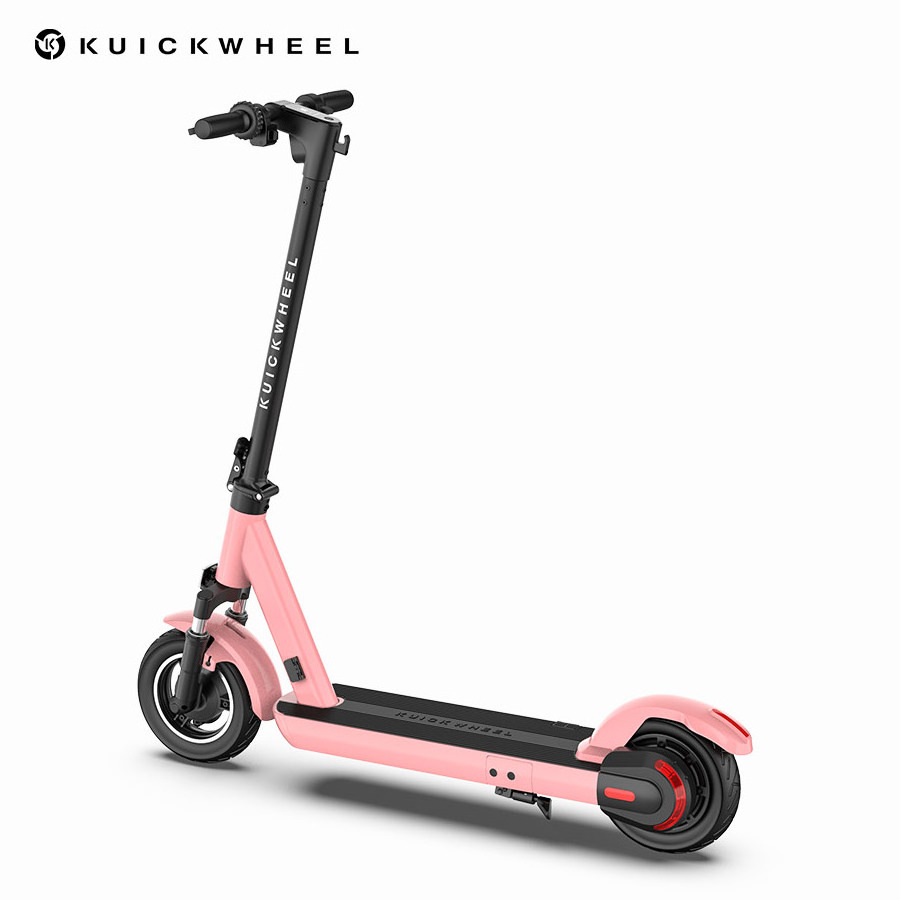 Kuickwheel 2021 New Mobility Electric Scooter S1-C PRO Portable with 500W high Power Pink