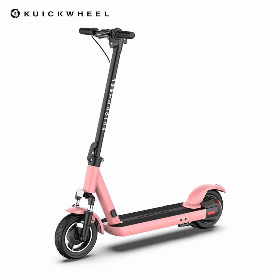 Kuickwheel 2021 New Mobility Electric Scooter S1-C PRO Portable with 500W high Power Pink