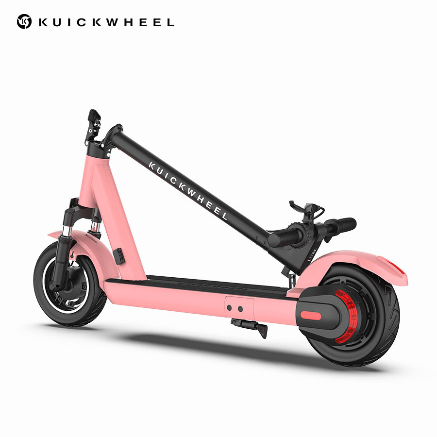 Kuickwheel 2021 New Mobility Electric Scooter S1-C PRO Portable with 500W high Power Pink