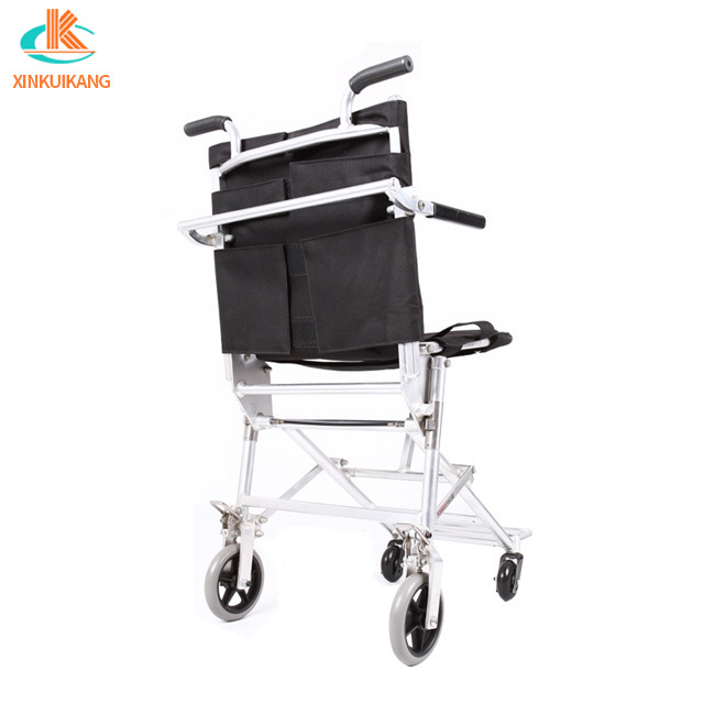 Airport folding mobility aerospace aluminum manual wheelchair