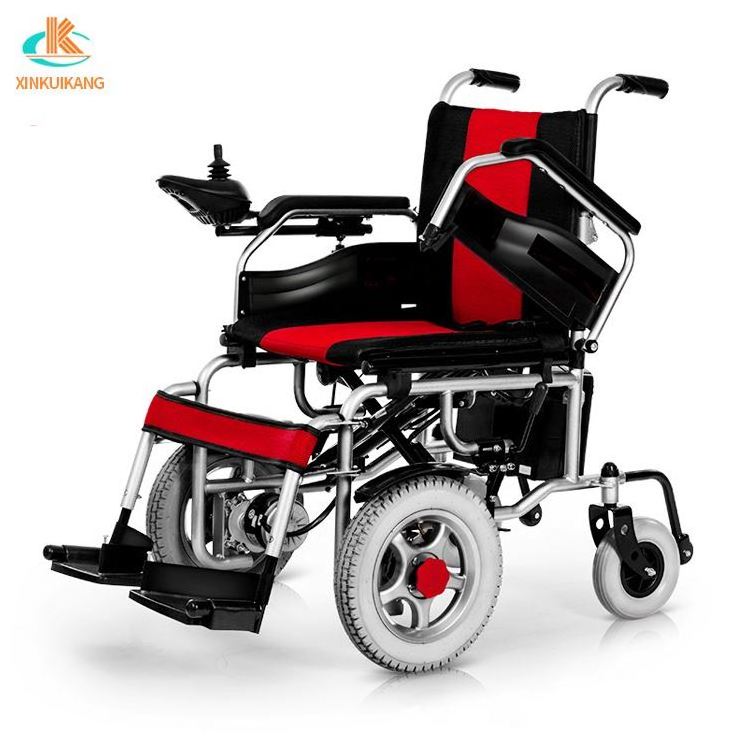 Lightweight folding beach electric wheelchair for disabled people