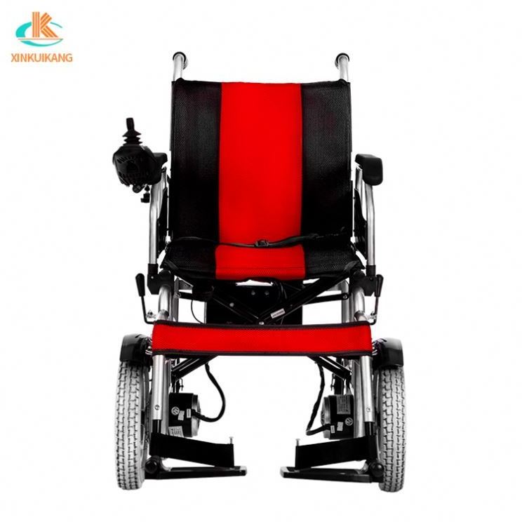 Lightweight folding beach electric wheelchair for disabled people