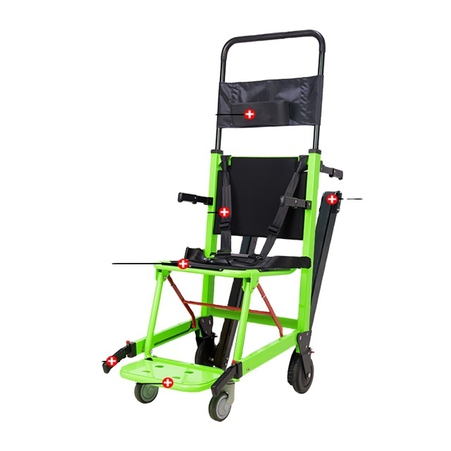 YHR-W5 Medical used portable manual stair climbing wheelchair