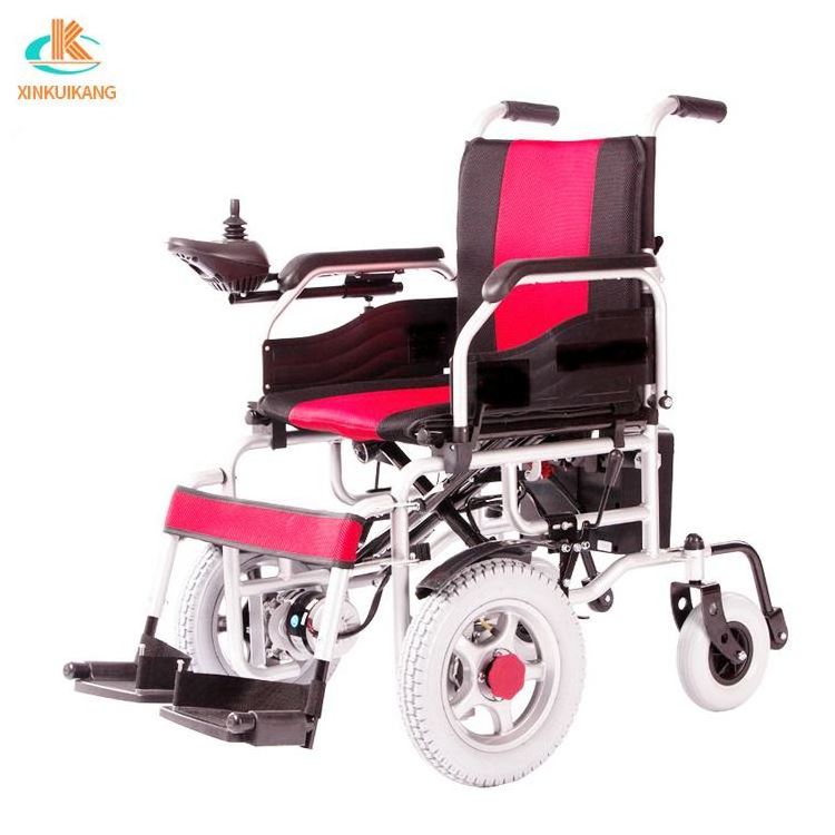 Lightweight folding beach electric wheelchair for disabled people