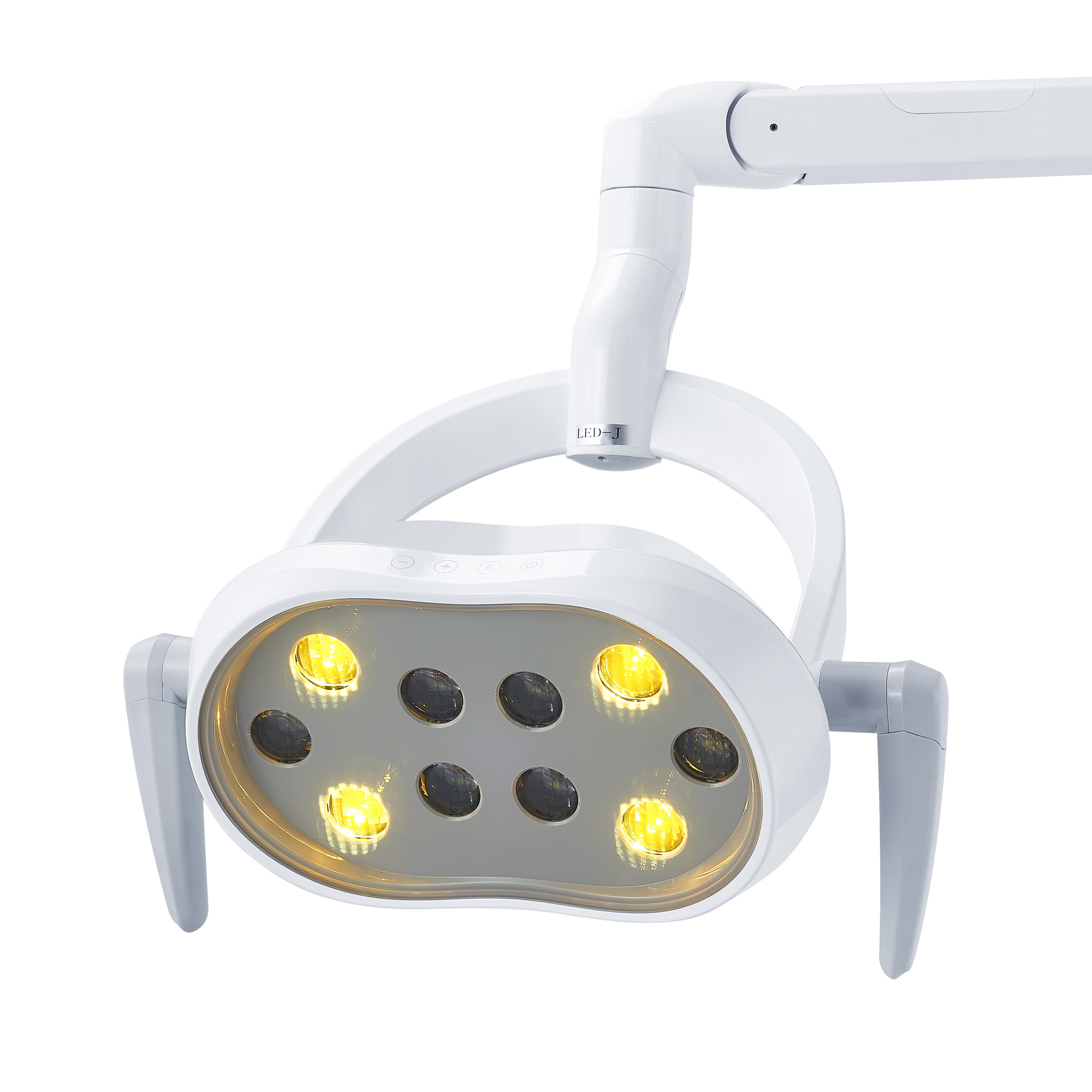 A Comfortable Dental Unit and Dental Chair with Led Lamp foot switch assistant table dentist stool clinic equipment