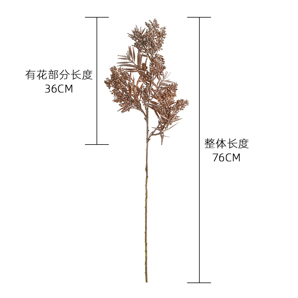 76cm Wholesale Artificial Flowers Artificial Plastic Plants Pine Leaves and Pinecones Home Decoration