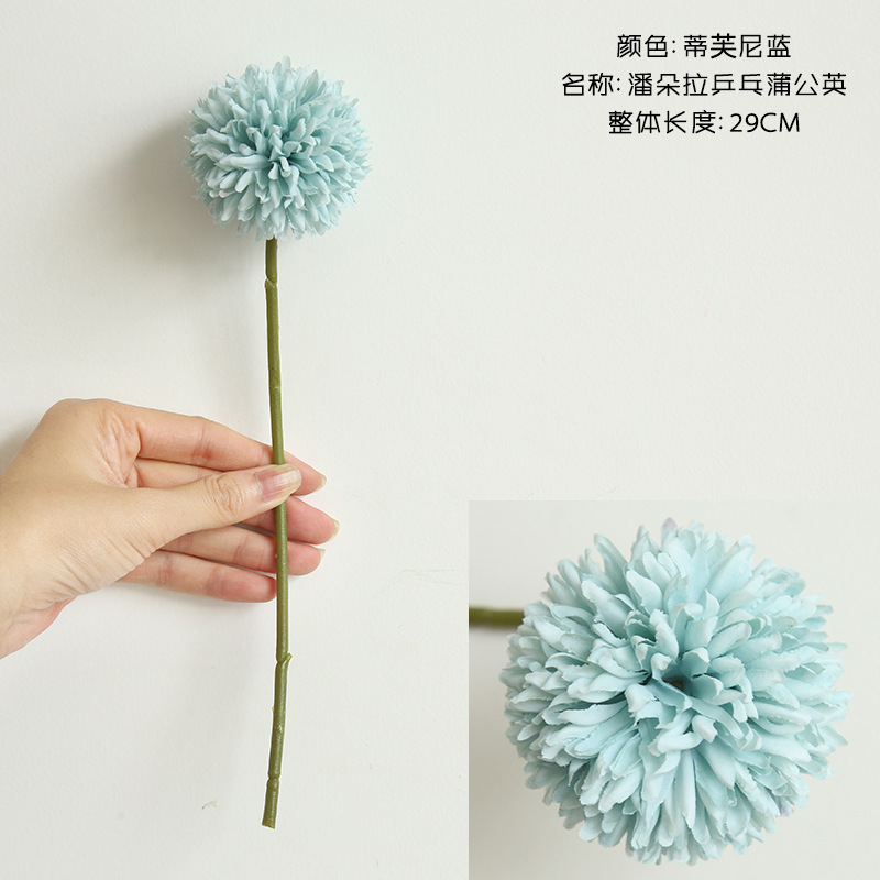 2024 29cm Wholesale Artificial Flower Silk Small Dandelion taraxacum flowers For Home Decor