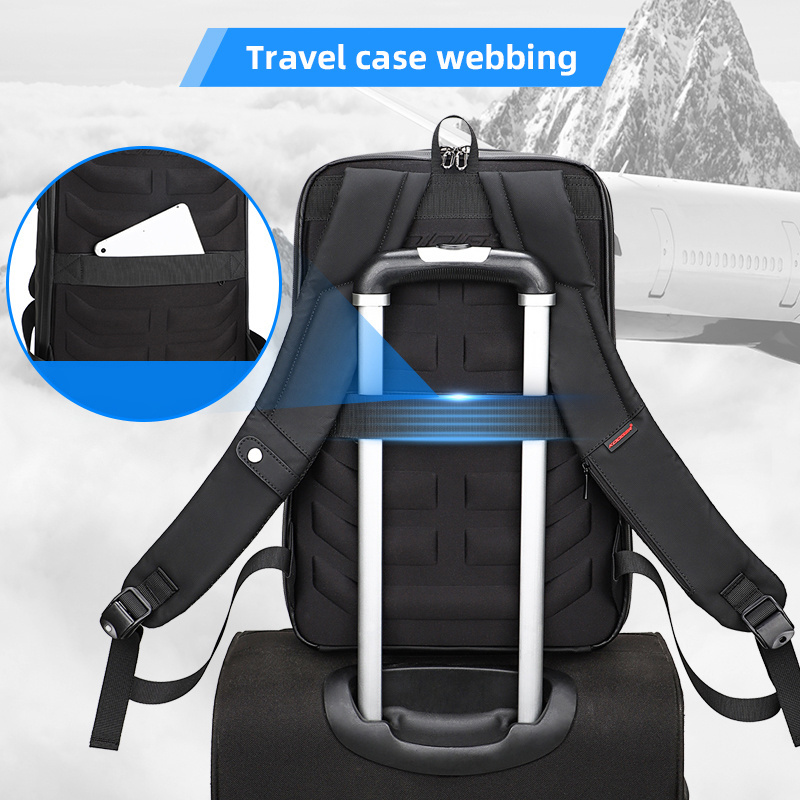 In Stock KOOGER Waterproof Anti-theft USB Hard Case Laptop Bag Hardshell Backpack Business Man EVA Hard Shell Backpack