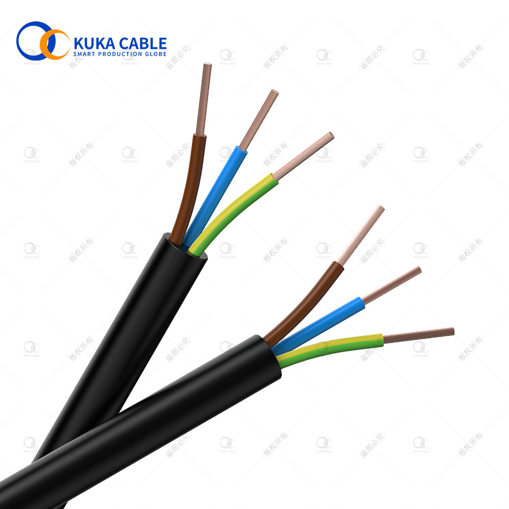 High Quality Electrical Wire Rvv Cable Flexible Cable 3 Core 1.5mm 2.5mm H05vv-f 1.0x3c Royal Cord PVC Copper Insulated Heating