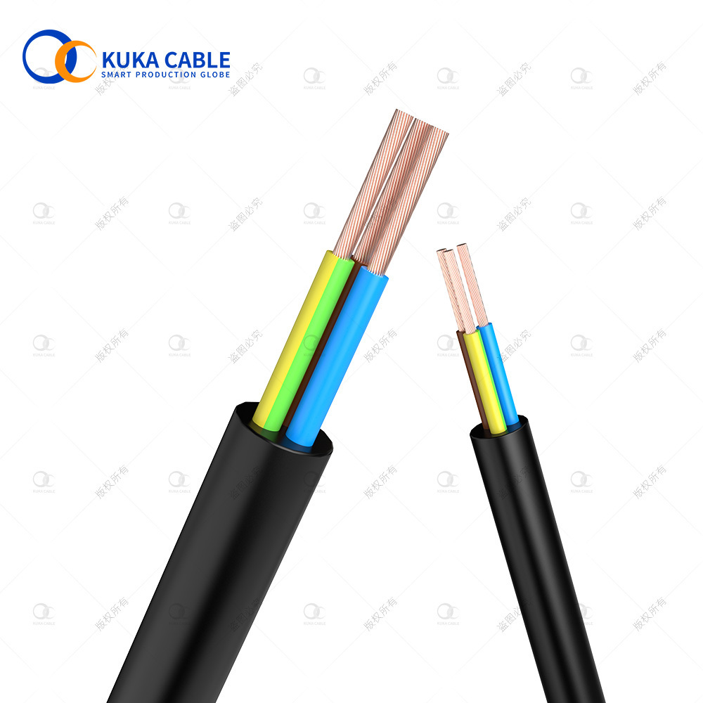 High Quality Electrical Wire Rvv Cable Flexible Cable 3 Core 1.5mm 2.5mm H05vv-f 1.0x3c Royal Cord PVC Copper Insulated Heating