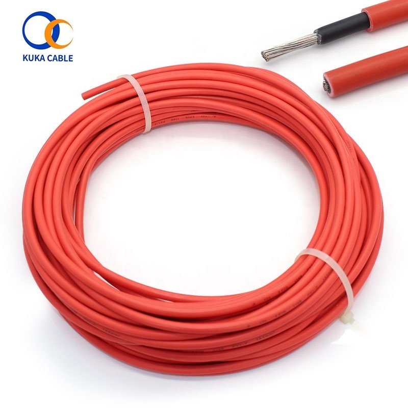 TUV UL Certification 10awg 12awg copper cable 6mm2 thin electrical wires for Solar Panel