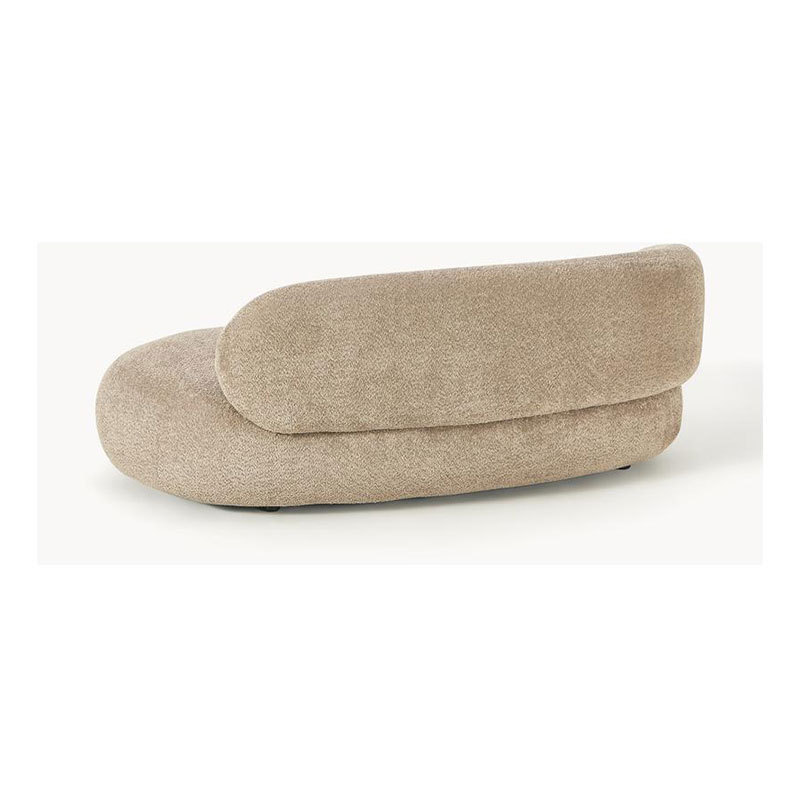 Irregular shaped round sofa cream style sofa