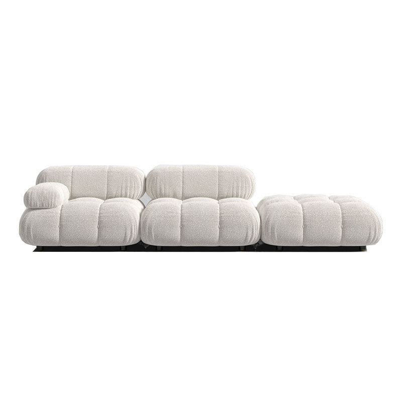 Modern couch super comfortable corner cream sectional armless sofa couch for living room couches