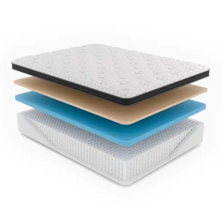 High Quality Hotel Mattresses Waterproof Mattress Upholstery Spring Mattress Home Furniture Fabric High Density Foam Modern