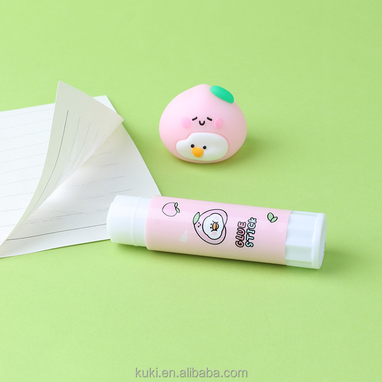 Lovely fruit duck solid glue, strong glue stick, office supplies and student supplies