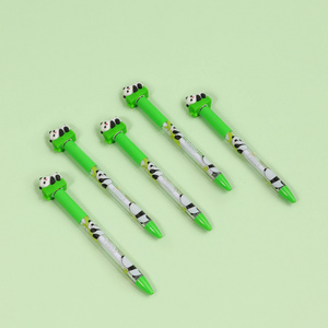 Hot Selling Cute Cartoon Shape Creative  decompression pen Gel Pen  Fancy Gel Pen For Student Cute  Panda Stationery