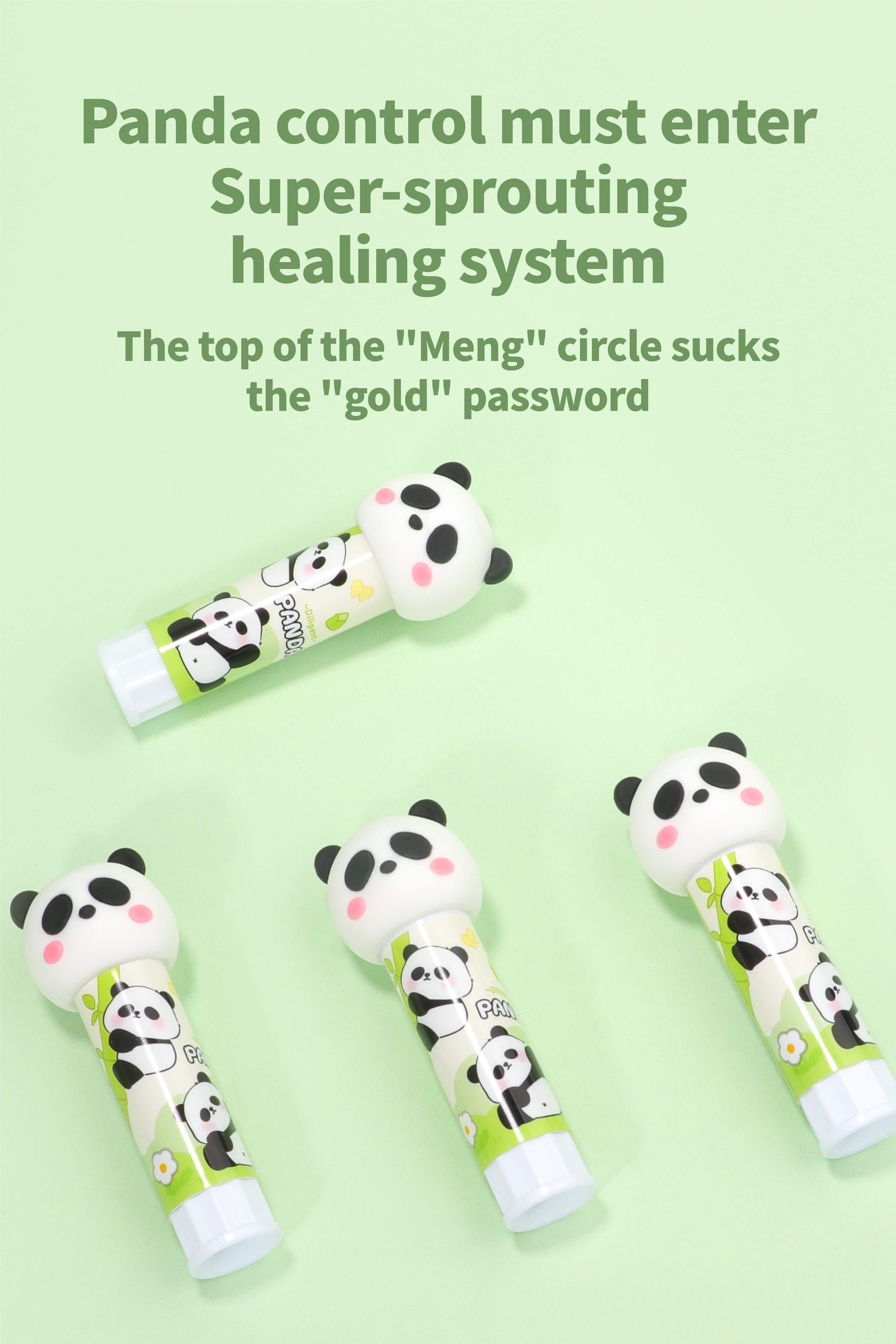 wholesale Manufacturer Strong adhesive school & office PVA 19g panda design glue stick