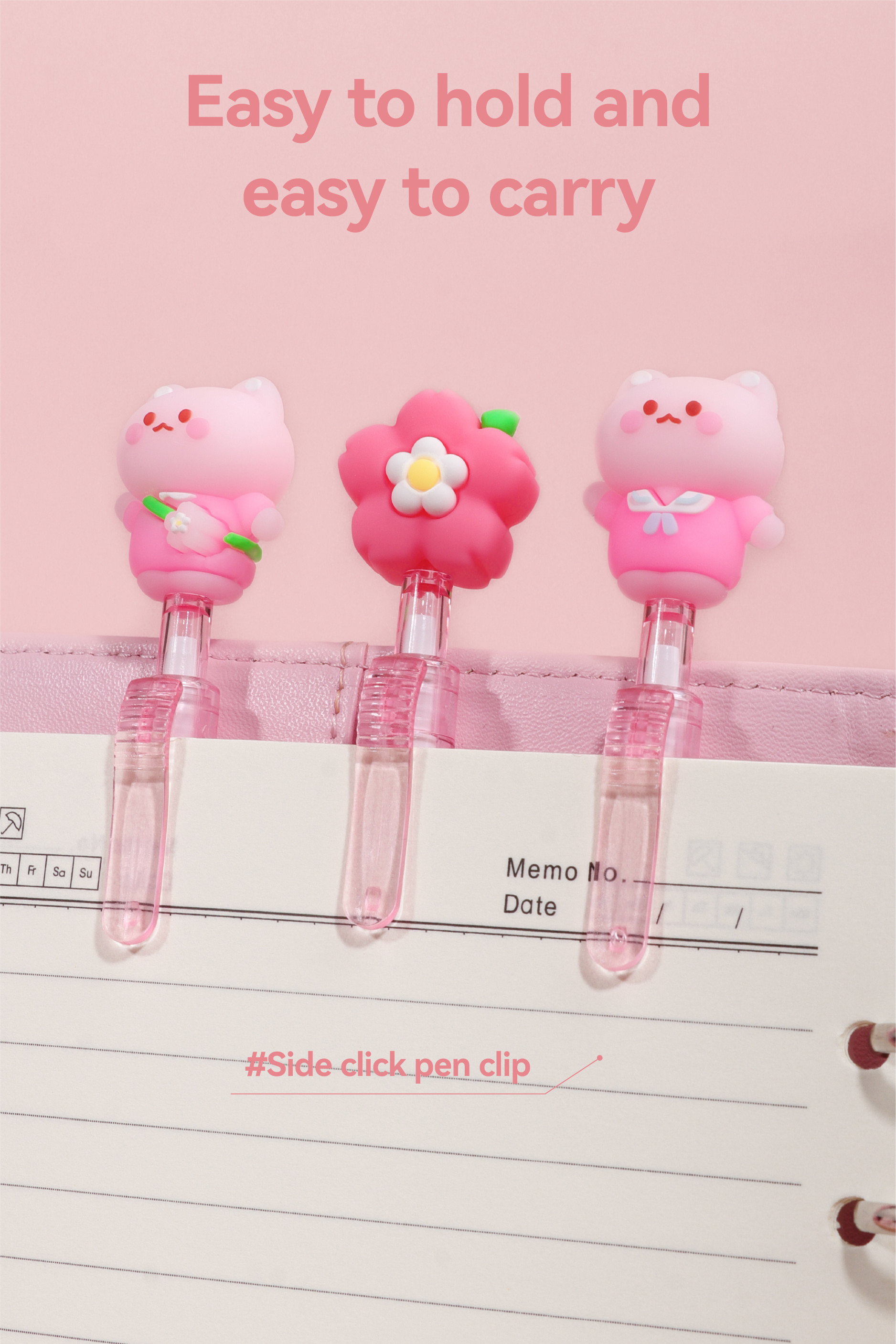 Hot Selling Kawaii erasable gel pen school office stationery the cute pink sakura erasable pen