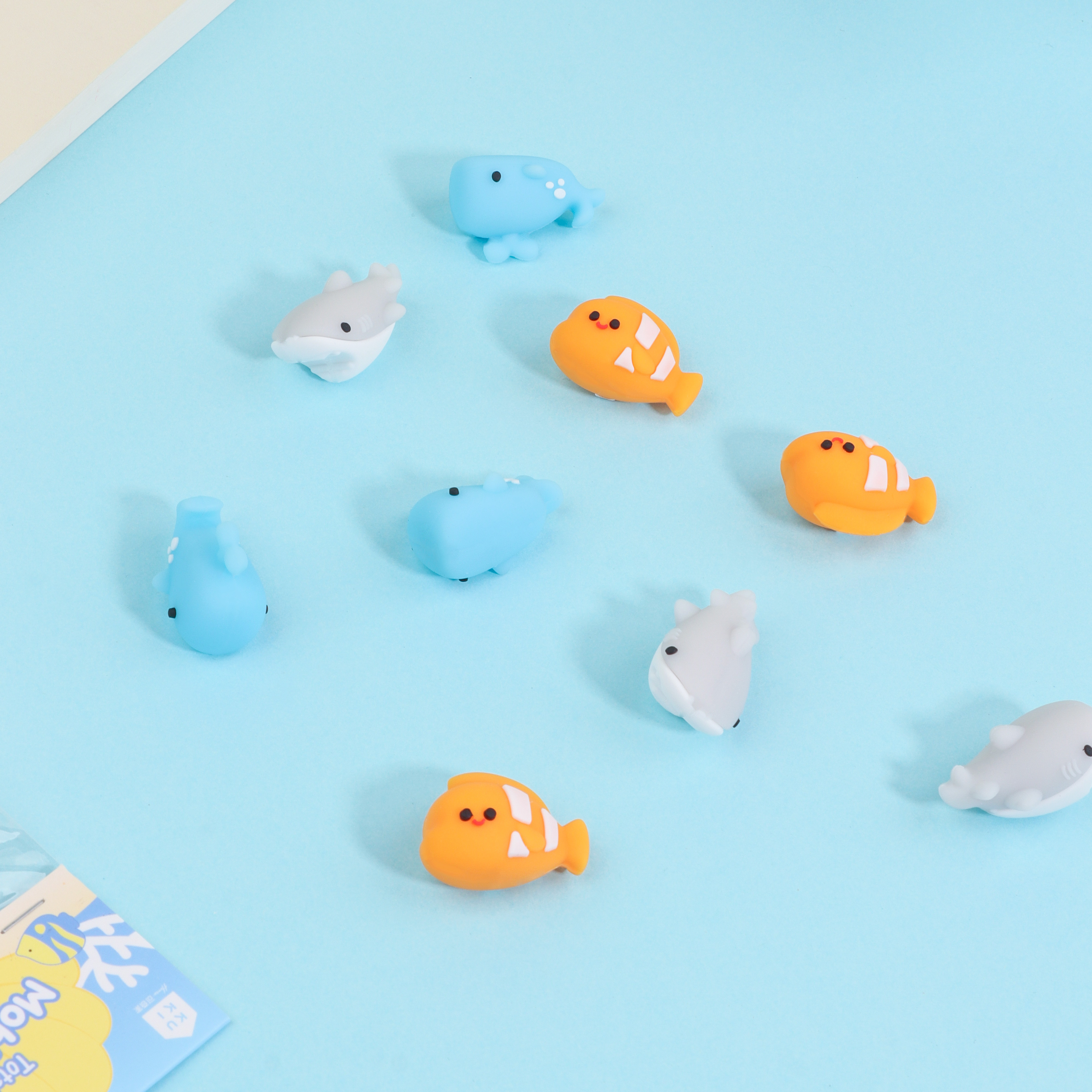 0.5mm utiles escolares Cartoon Cute Kawaii Eraser Cute for Kids Kawaii Stationery Shareware 3d Eraser - Total Oceania