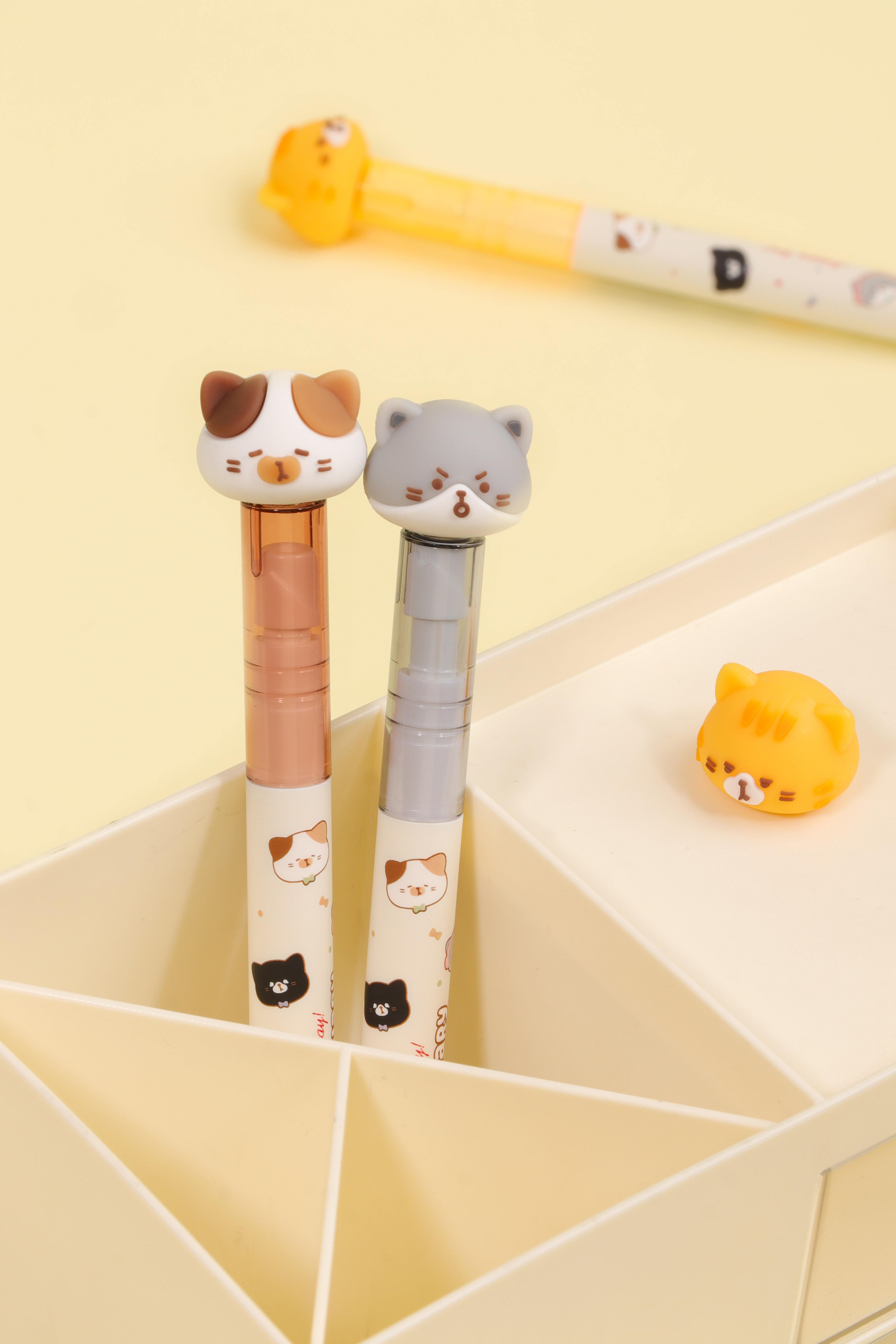 kawaii Cute gel pen cartoon promotional DIY Decompression Pen - Cat Diary  decompression gel pen for students