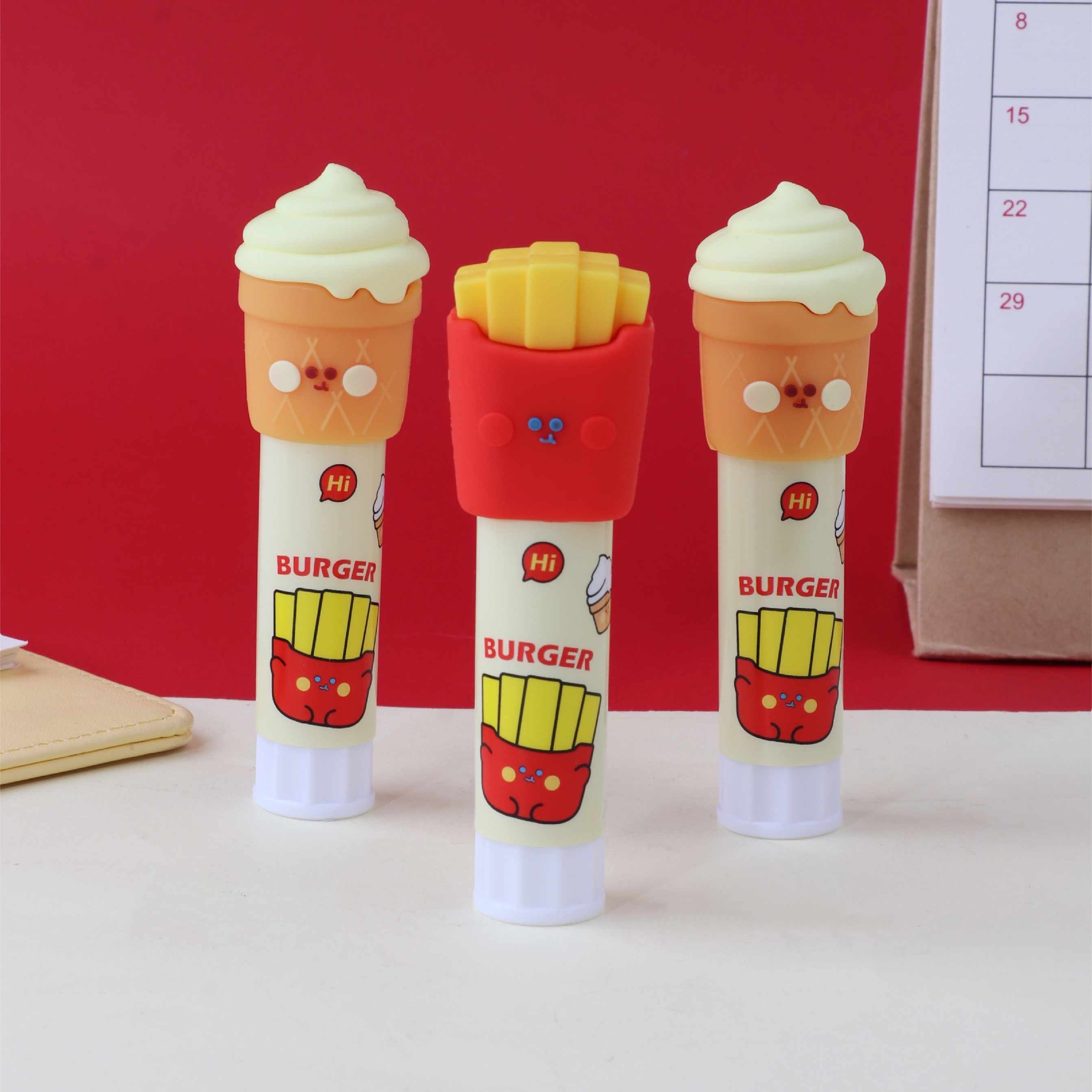 Top manufacturer office stationery useful small size glue stick tube school cute food union Glue Stick For Kids