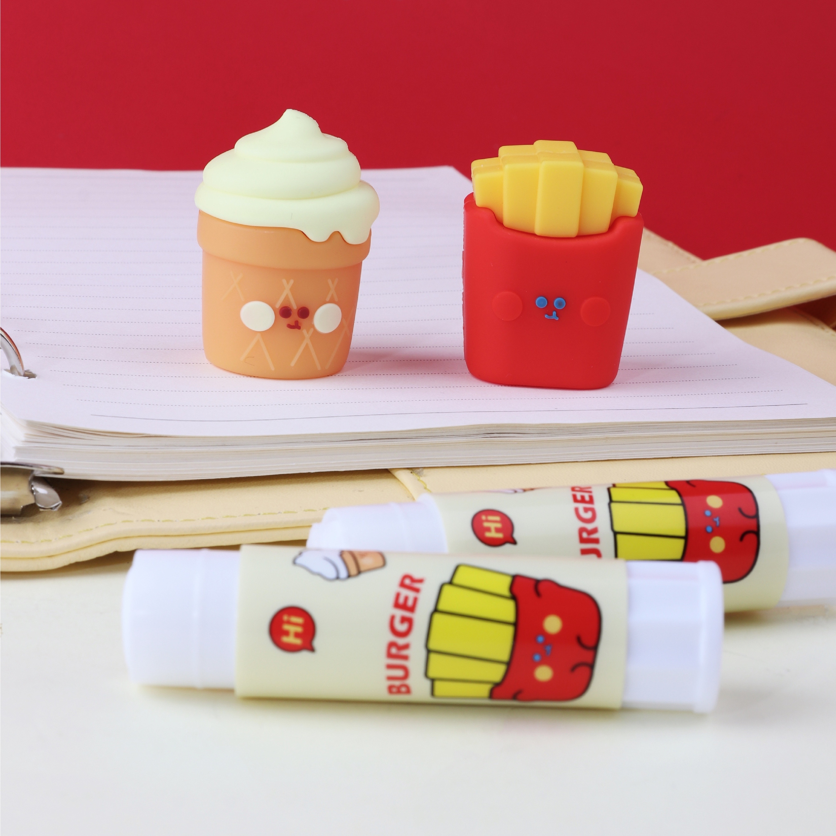 Top manufacturer office stationery useful small size glue stick tube school cute food union Glue Stick For Kids