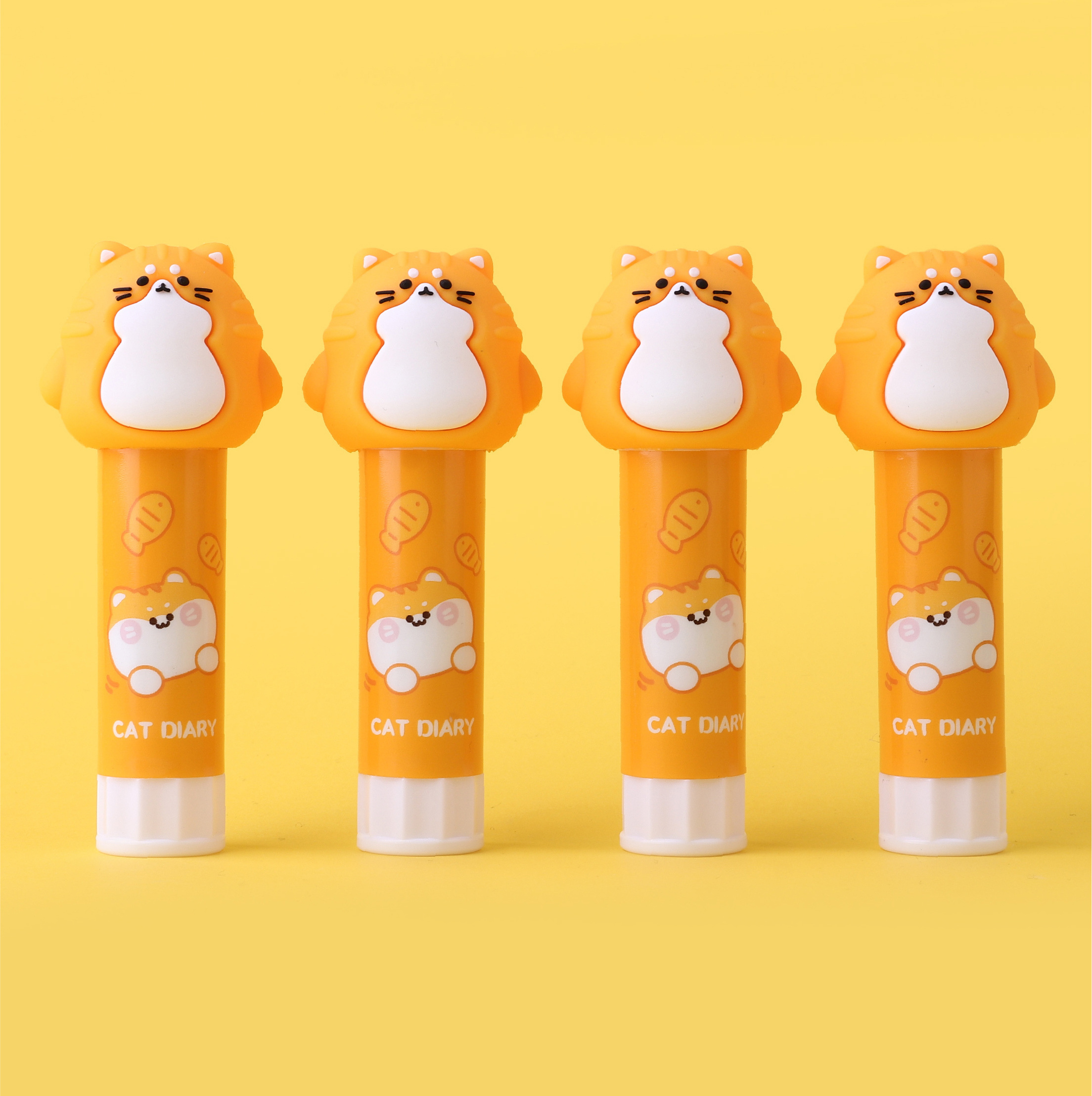 Solid Glue Sticks Cute School Supplies Clear Washable High Viscosity Solid, Cheap Price Animals Design Stick Glue