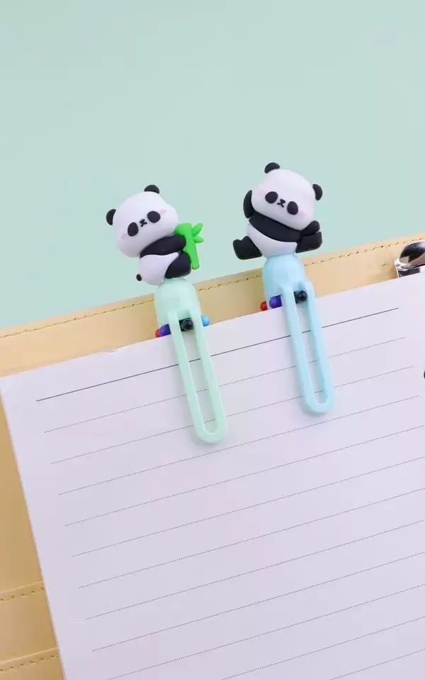 KUKI Cute Pen for girl gifts fashion six color pen ballpoint cute kawaii panda pen supplier