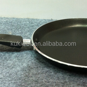 aluminum non-stick coating low fry pan tawa