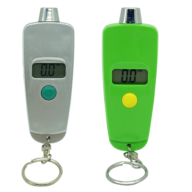 Mini Keychain Digital LCD Tire car Tyre Air Pressure Gauge For Car