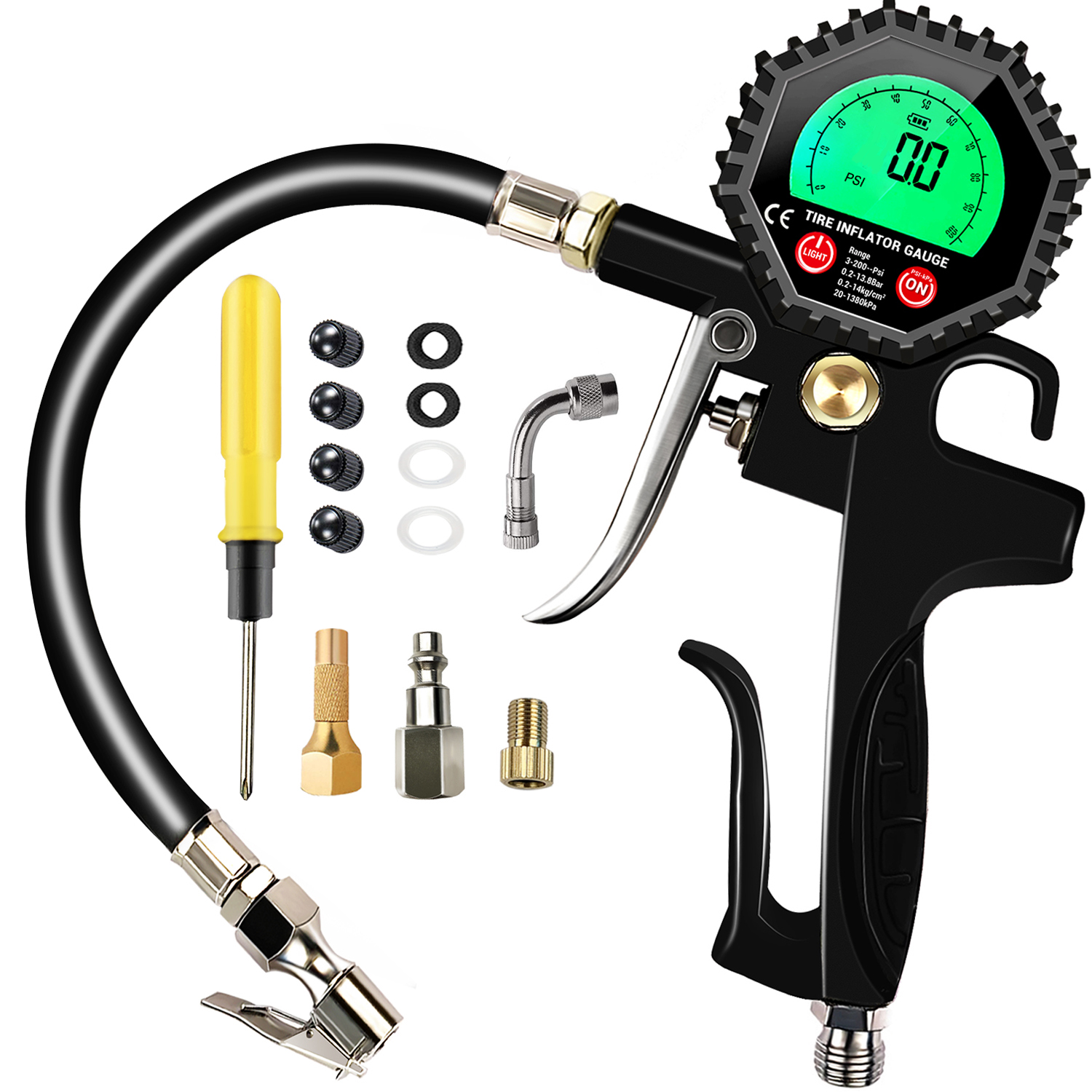 Digital Mechanical Air Gage Tire Pressure Gauge