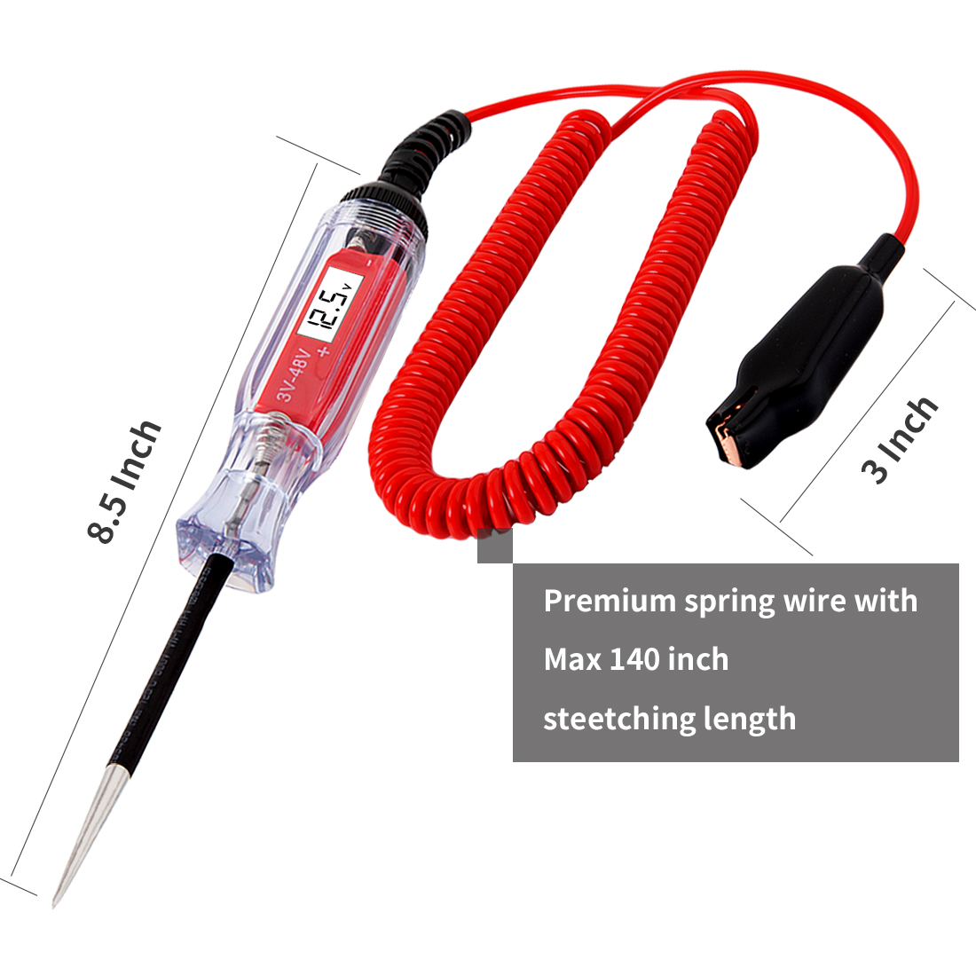 Economical custom design tire pressure gauge 0-150 psi backlight car tire gauge