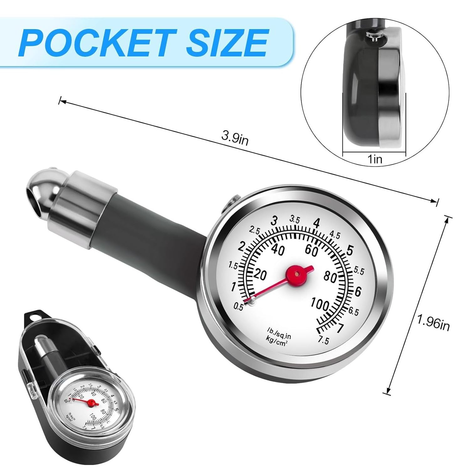 car tire air pressure gauge OEM dial pressure gauge tire