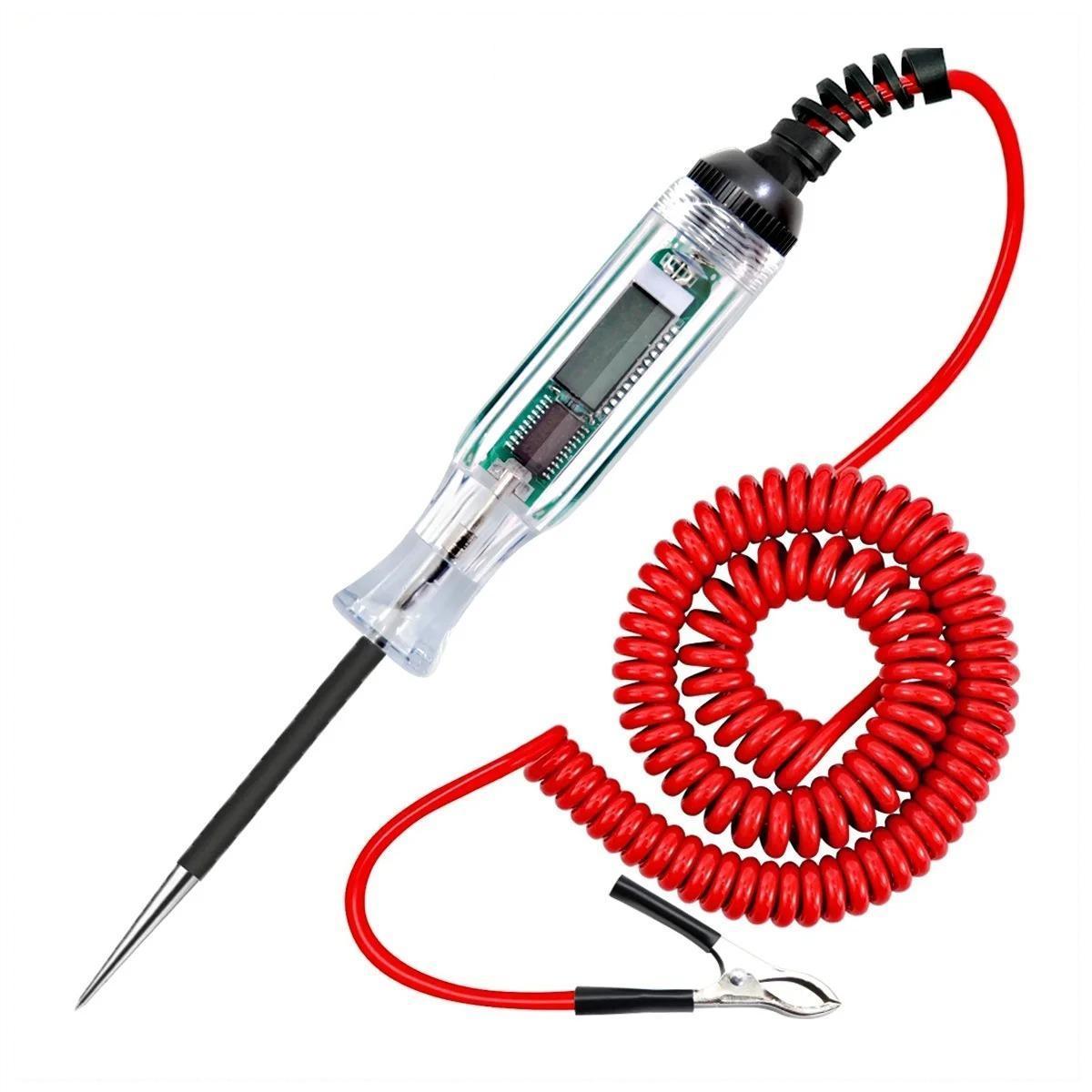 3-48V Car Circuit Tester Digital Electric Test Pencil 12 V Light Voltage Diagnostic Tool for Auto Truck Motorcycle