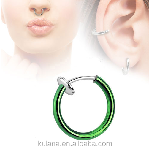 New Arrival Medical Nose Hoop Nose Rings Piercing Double Nose Ring Piercing