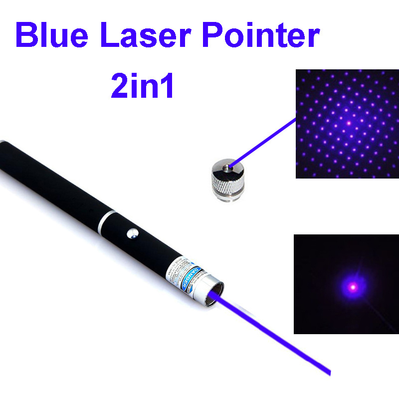 High Power Blue Laser Light Pointer Star Laser Blue Green Red 2in1 Pattern Cat Lazer for Cats Dogs Pet Interactive Toys