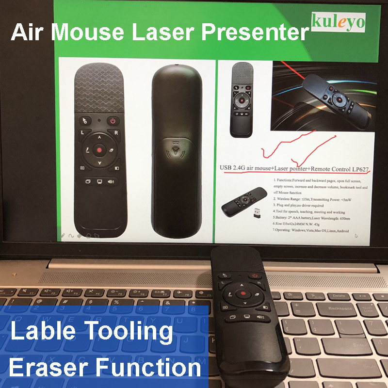 Laser Pointer Pen With Presentation Device Remote Clicker Air Mouse Presentations Wireless Presenter office & school supplies