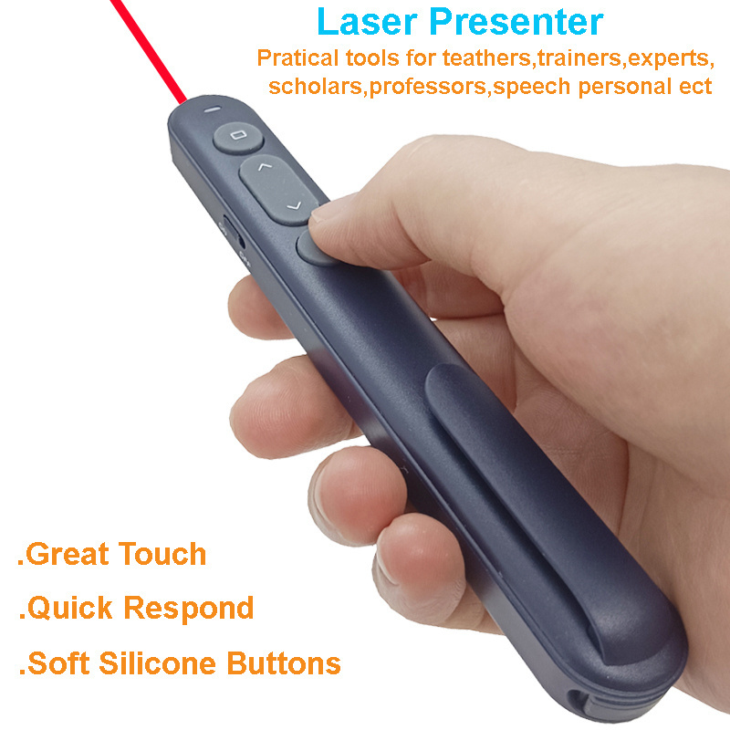 Consumer Electronics Office Presentation Remotes Wireless Power point Presentation Remote Clicker Laser Pointer Presentation