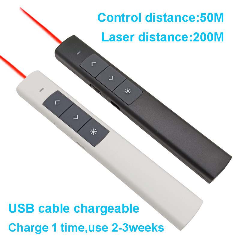 Wireless Presenters Powerpoint PPT Clicker for PPT Powerpoint Laser pointer Presentation Demonstration Slide Clicker Remote