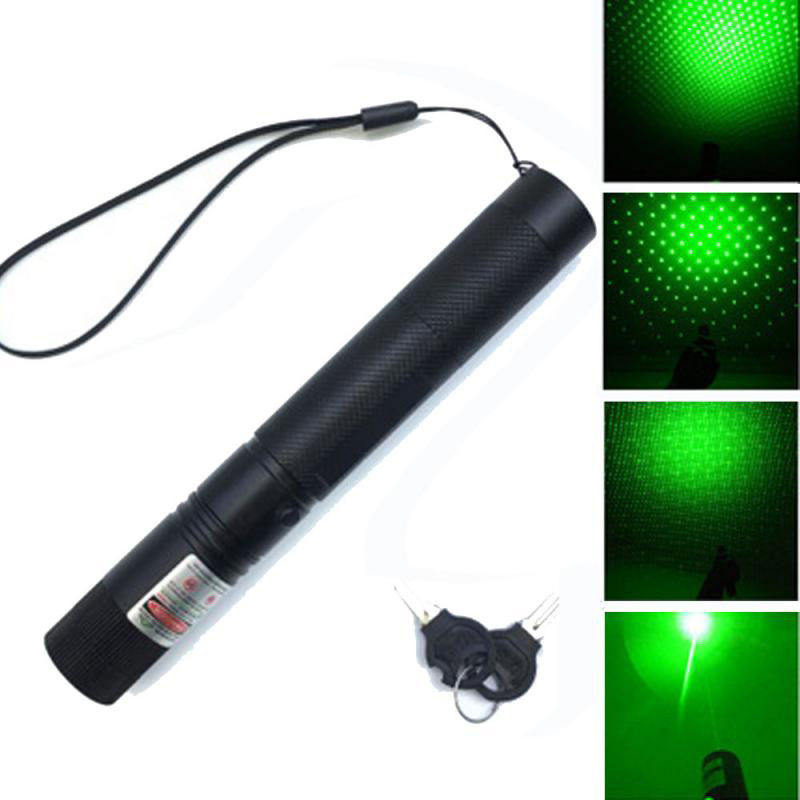 Green Laser Pointer 303 High Power Star Laser Light with 18650 Battery and Battery Charger Powerful Laser Pointers