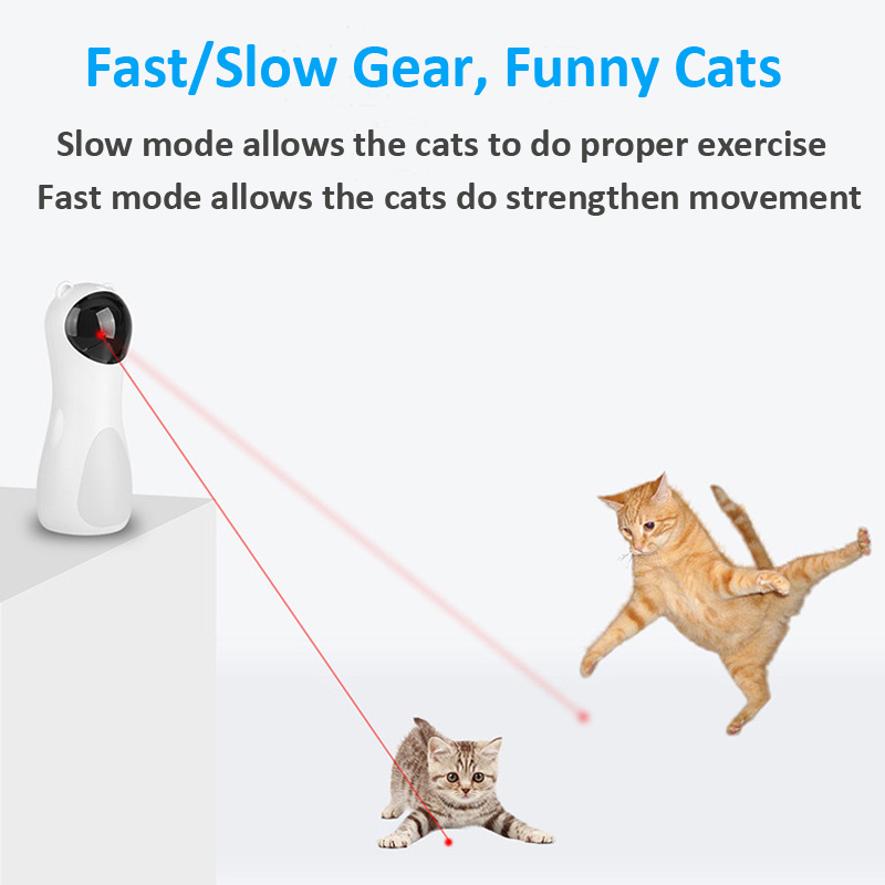 New Arrival Timing Function Teasing Automatic Cat Laser Toy Interactive Toy for Cat Playing Laser Cats Toy