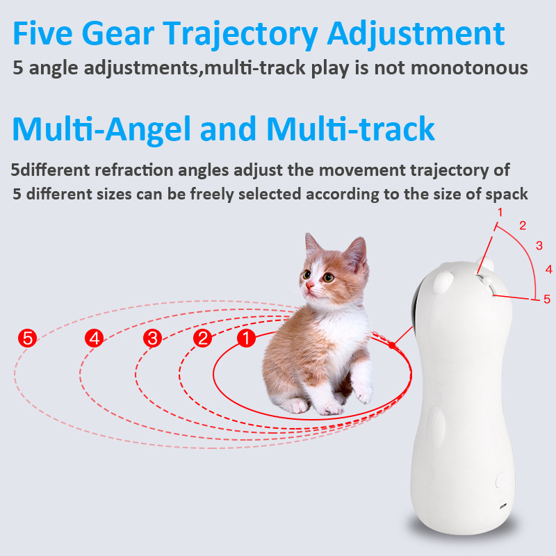 New Arrival Timing Function Teasing Automatic Cat Laser Toy Interactive Toy for Cat Playing Laser Cats Toy