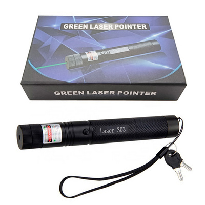 Green Laser Pointer 303 High Power Star Laser Light with 18650 Battery and Battery Charger Powerful Laser Pointers