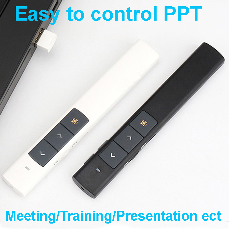 Wireless Laser Powerpoint PPT Presenter with Type-C Charging Port USB Presentation presenter Laser Powerpoint Clicker