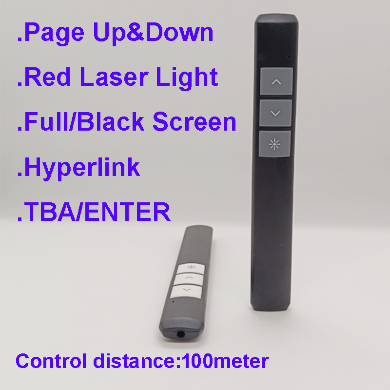 Rechargeable Presentation Laser Pointer for Power Point Presenters Remote Control Page Laser Light Wireless USB Powerpoint Pen