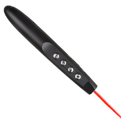 Presentation Powerpoint Pointer Laser 2.4G USB Wireless Red Laser Presenter with Red Laser PPT Remote Clicker